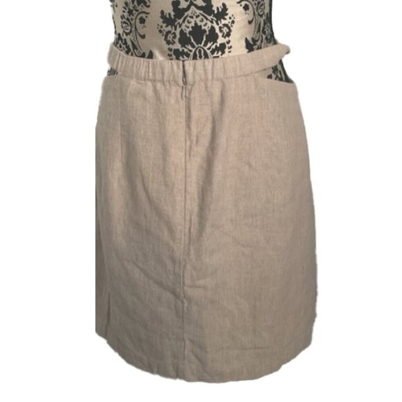Abercrombie & Fitch Linen Cutout Waist Mini Skirt - Picture 5 of 8